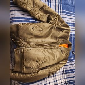 Alpha Industries Slim MA-1 Olive Bomber